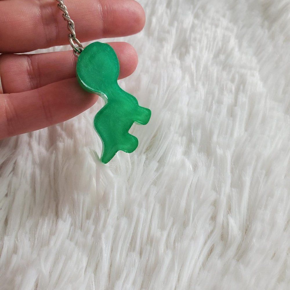 Dinosaur Resin Keychain   - Picture 5 of 16
